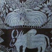 Batik wall-hanging by Senabu Oloyede