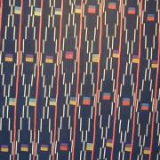 Domestic furnishing cloth, Ikat. Baoule people, Ivory Coast.