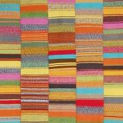 Narrow strip weaving, Kente. Ewe people, Ghana.